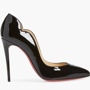 Christian Louboutin Black Patent Leather Stiletto Heels